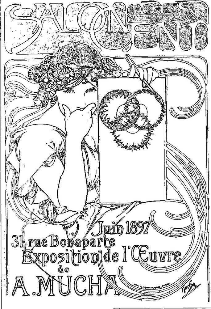Mucha_salon-of-the-hundred-coloring book