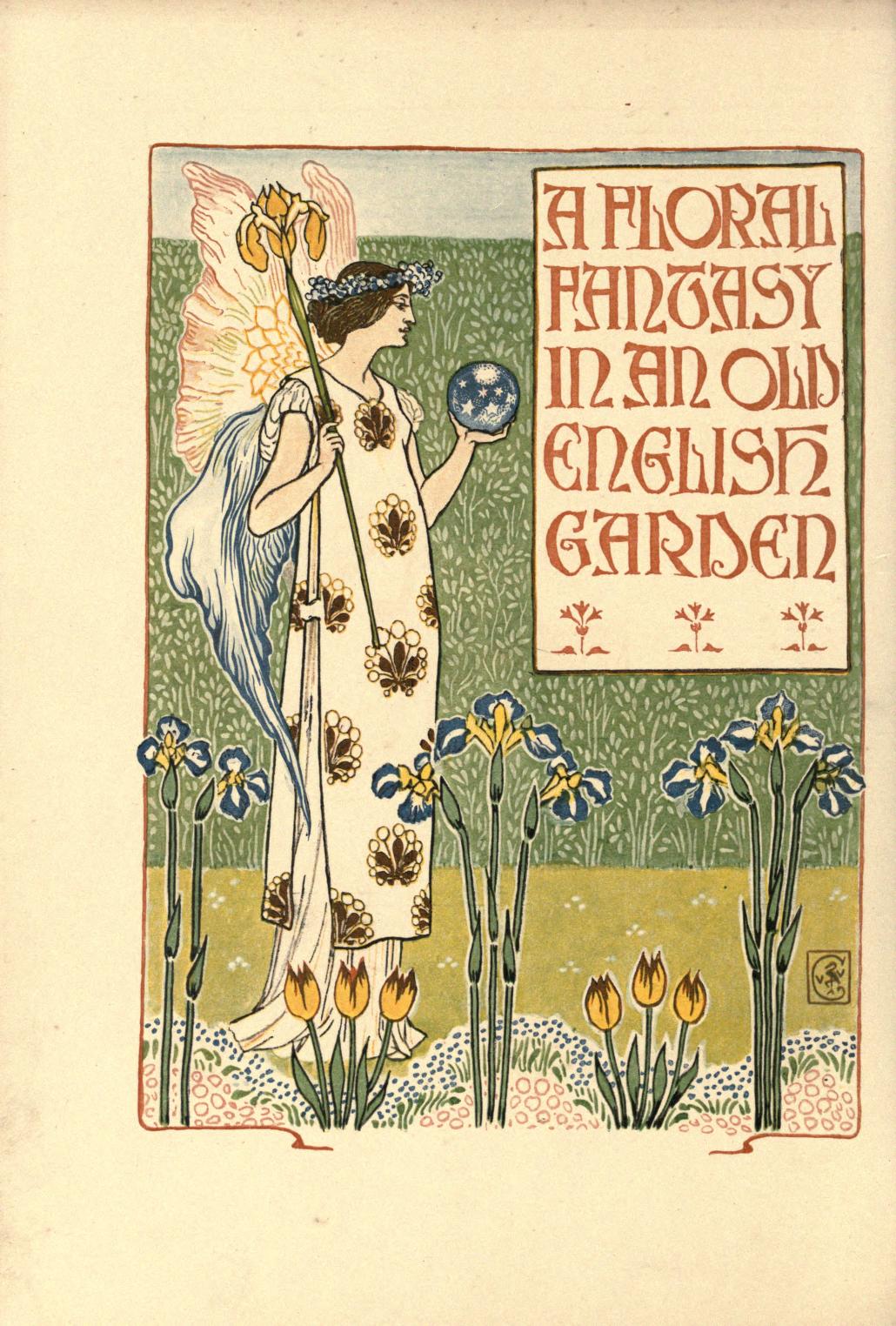 ウォルター・クレイン『古い英国の庭の花のファンタジー』