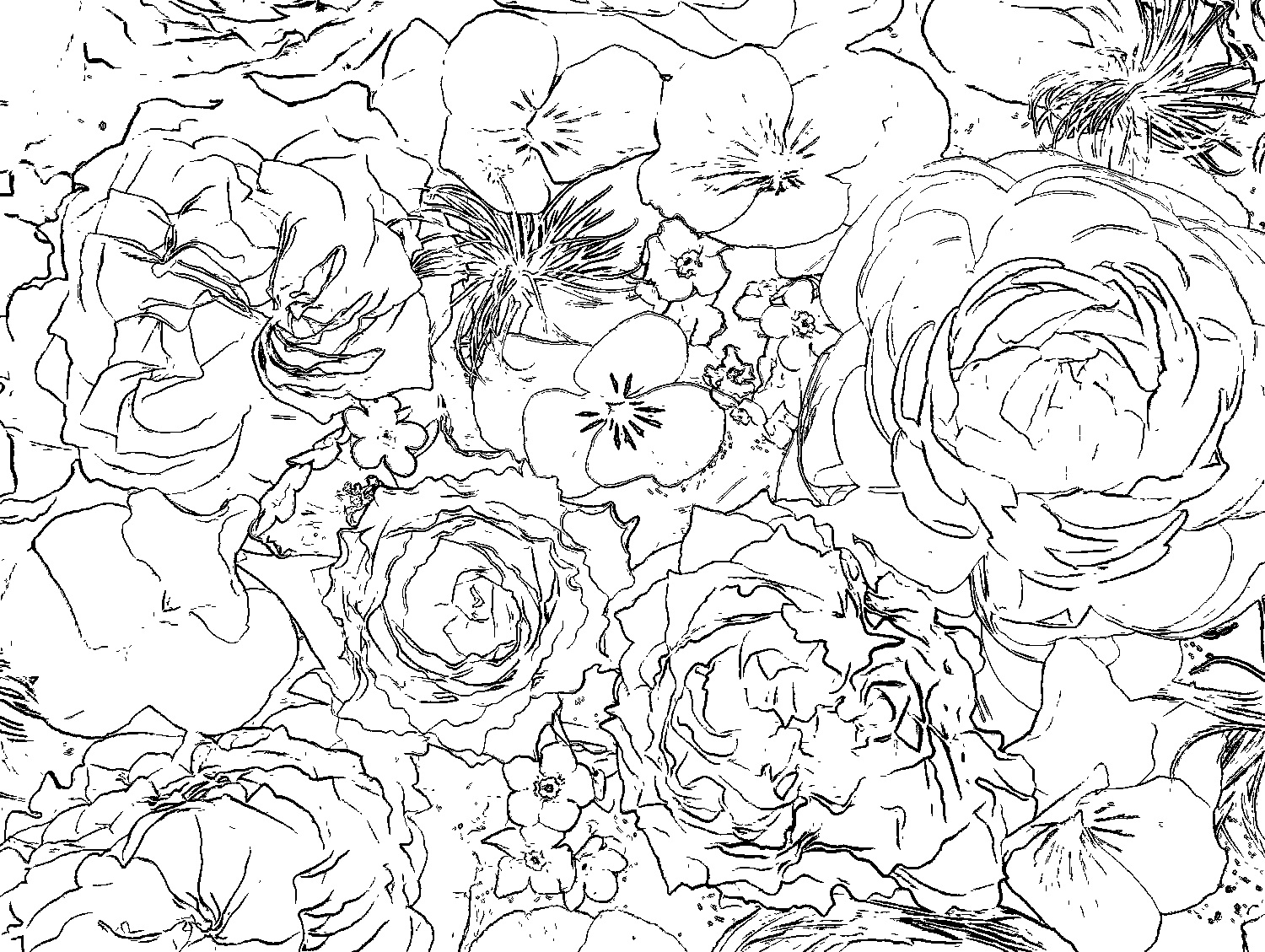 flower coloring book-01